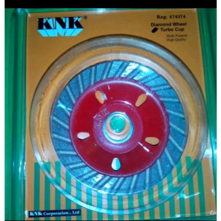Batu Gerinda Diamond Mangkok KNK Size 3" Diamond Cup Wheel Turbo