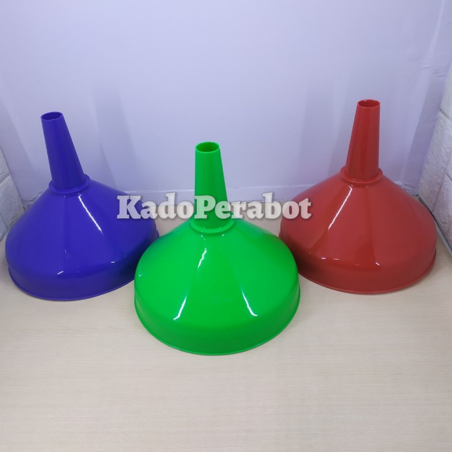 Corong Plastik Serbaguna 30cm - Corong Bensin Jumbo - Corong Mnyak