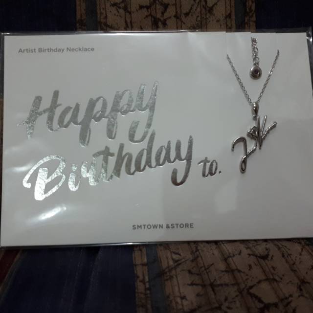 [Pelunasan] Birthday Necklace (Yunho)