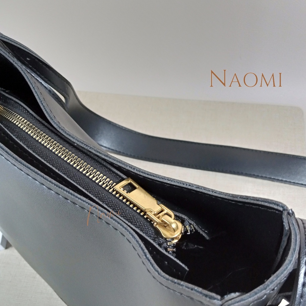 NAOMI - Olivia Hand Bag Import Wanita Premium Bag - Tas Selempang Wanita Kulit Sintetis PU - Fashion Bag Besar Daily Harian - Simple - Lembut - Tas Wanita - Tas Naomi - Naomi Bag - women bag