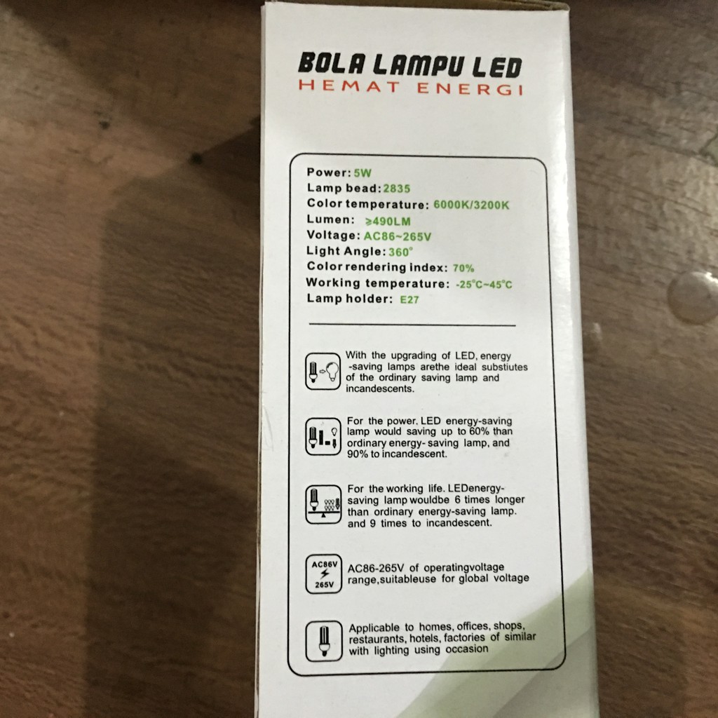 LAMPU JAGUNG LED Bentuk Jari 2U Essential Awet merk Sunpro 5W 5Watt