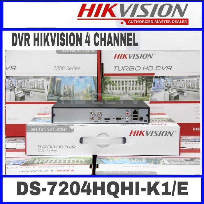DS-7204HQHI-K/E - DVR HIKVISION 4 CHANNEL DS-7204HQHI-K1/E SUPPORT AUDIO
