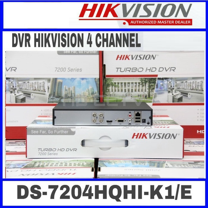 DS-7204HQHI-K/E - DVR HIKVISION 4 CHANNEL DS-7204HQHI-K1/E SUPPORT AUDIO