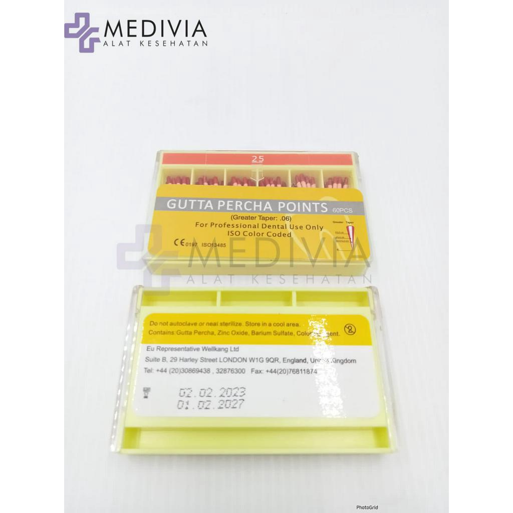 Gutta percha points protaper metabiomed taper 06 6% 04 4% 25.06 20.06 25.04