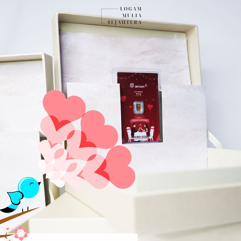 

POP UP GIFT/HADIAH LOGAM MULIA ANNIVERSARY 0,1 GRAM ANTAM