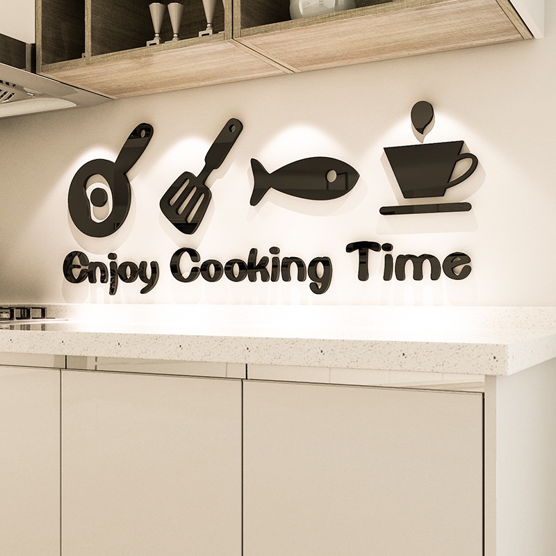 Kitchen Sticker Acrylic Wall Sticker Self-adhesive Wall Stickers