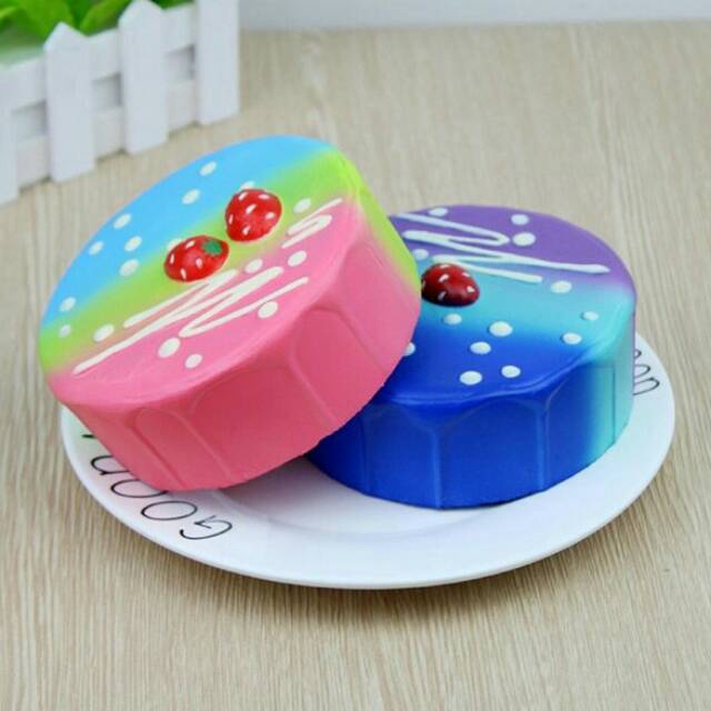 Promo Skuisy Mainan Squishy Cake Kue Ultah Squisi Koleksi Kado Anak Kekinian Banget