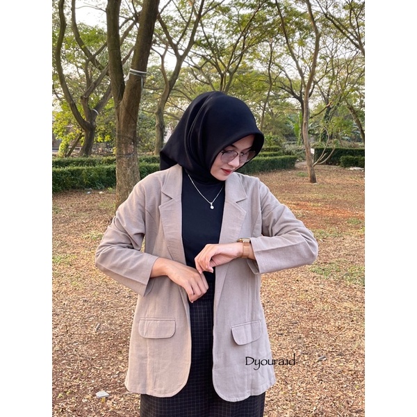 BLAZER LINEN OUTER LINEN ATASAN LINEN MODEL KOREA DENGAN BAHAN HALUS TIDAK NERAWANG / blazer wanita / blazer / blezer wanita / jaket gucci wanita / blazer premium / blazer murah