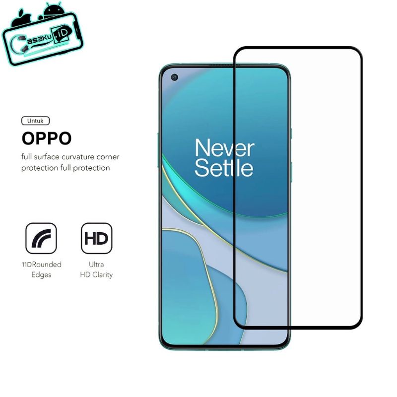 TAMPERED GLASS TG ANTI GORES FULL LAYAR OPPO A15 A15S TAMPER GLASS FULL