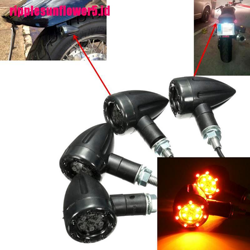 Lampu Indikator Sinyal Belok LED Sepeda Motor Amber +