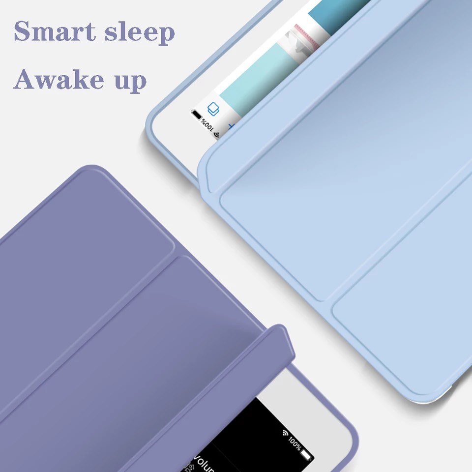 Smart Case iPad 10 Casing Ipad Gen 7 8 9 10.2&quot; 2019 iPad 9 10.2 2020 Premium iPad Case 7/8/9 10.2 2021 Silikon + Slot Pencil