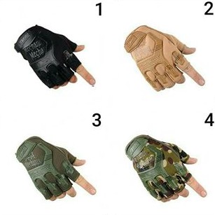 Half Sarung Tangan Motor Sepeda Glove Airsoft Tactical Mechanix Military Off Road M-Pact Covert