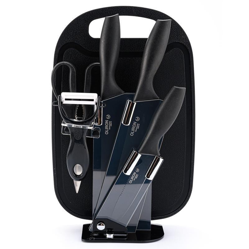 7in1 Pisau + Talenan Masak Set Bahan Keramik Best Quality Pisau Dapur/kado Pilihan Pertama