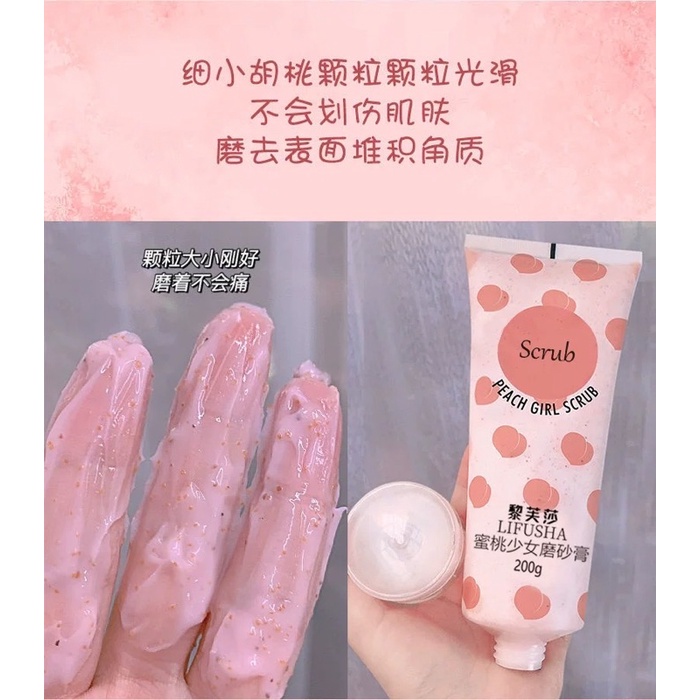 Liufusha whitening body lotion &amp; scrub