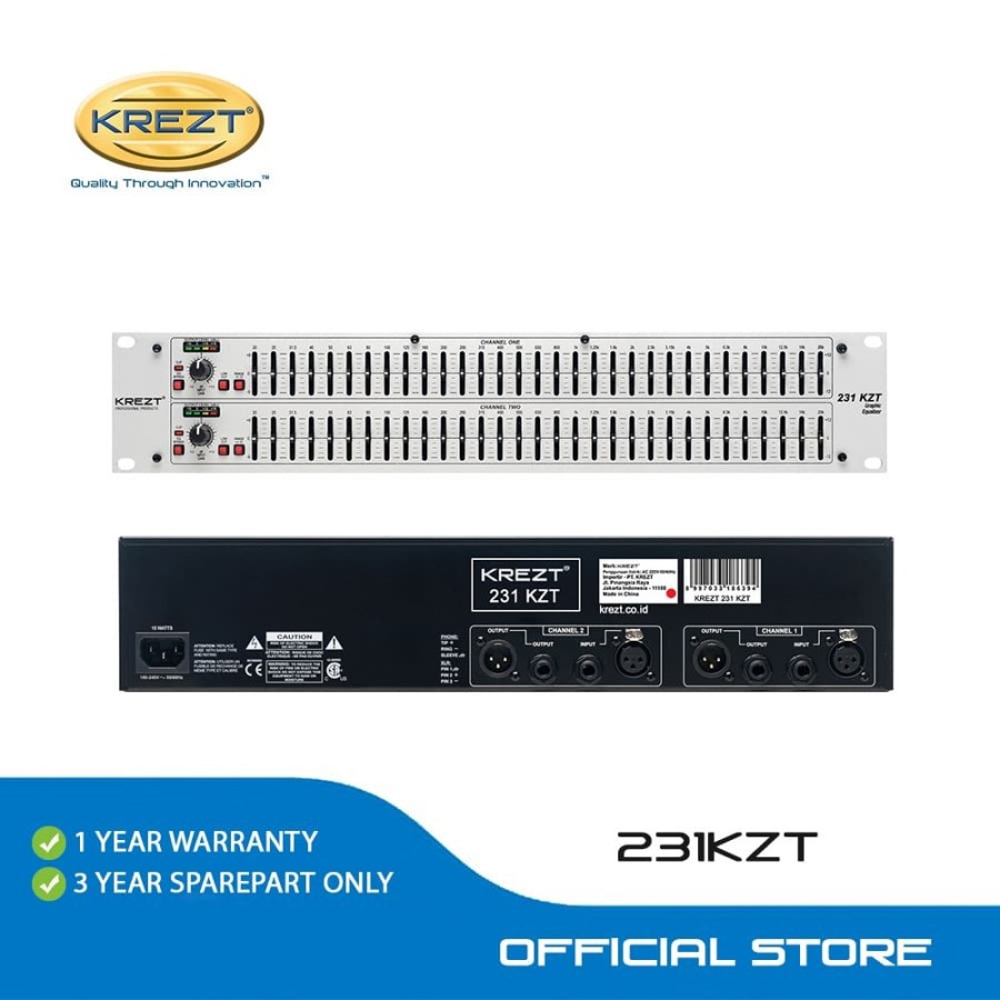 PROFESSIONALGRAPHIC EQUALIZER KREZT 231 KZT