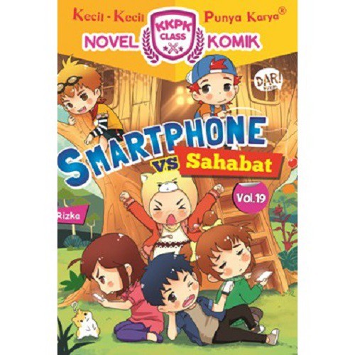 Buku Anak KKPK Class Nomik 19 : Smartphone Vs Sahabat - Rizka Amelia Dewi - Novel Komik