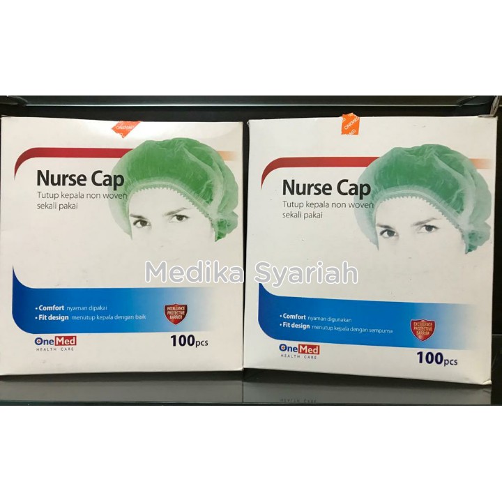 NURSE CAP ONEMED PENUTUP KEPALA TOPI PERAWAT