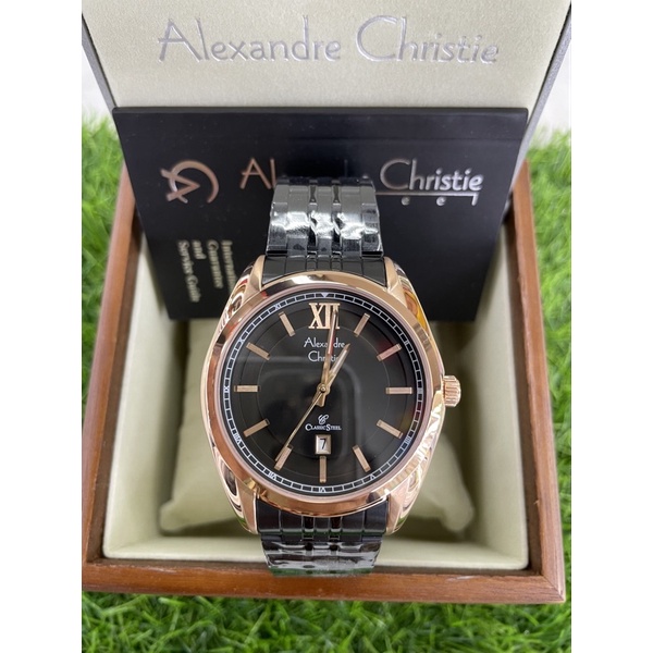 alexandre christie 8501md black rosegold pria