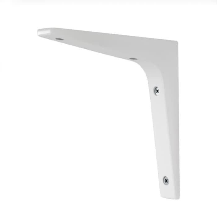 Bracket siku dinding untuk papan rak kayu meja furniture bahan plastik