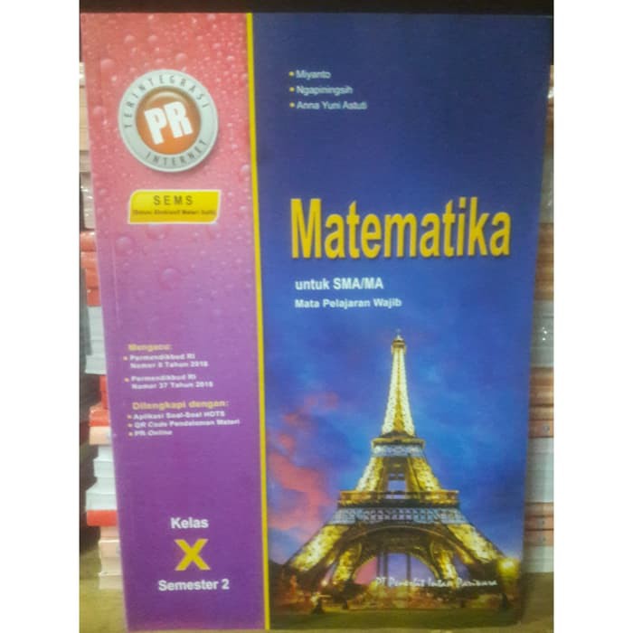 Jual Pr Matematika Kelas 10 Sma Ma Semester 2 Wajib Intan Pariwara Revisi Indonesia Shopee Indonesia