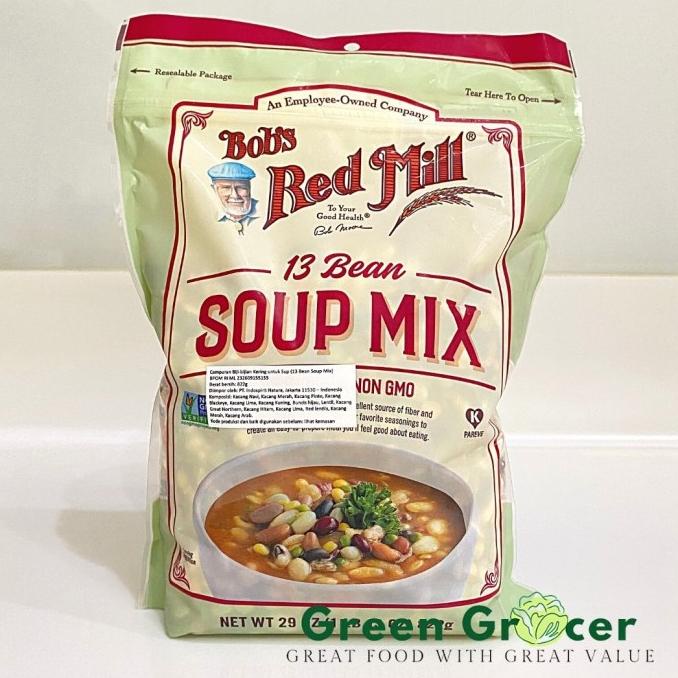 

BOB'S RED MILL Bean Soup Mix 822 GR / Sop Kacang Campuran