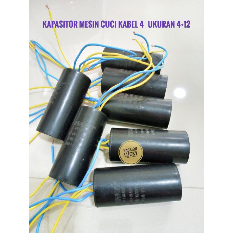 KAPASITOR 6+12UF / 5+12uf/ 4+12uf MESIN CUCI