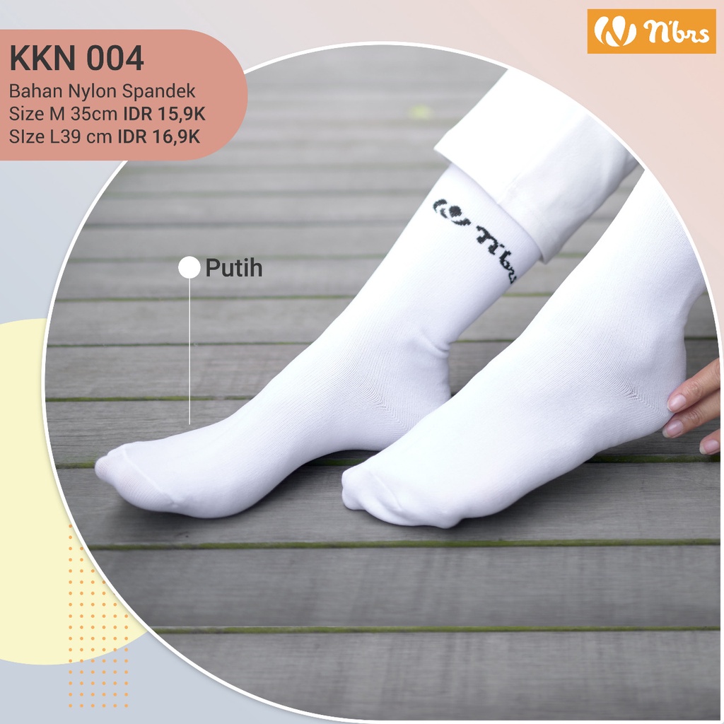 Kaos Kaki Nibras Original Tanpa Jempol Polos Warna Hijab Wanita Dewasa (KKN-04)