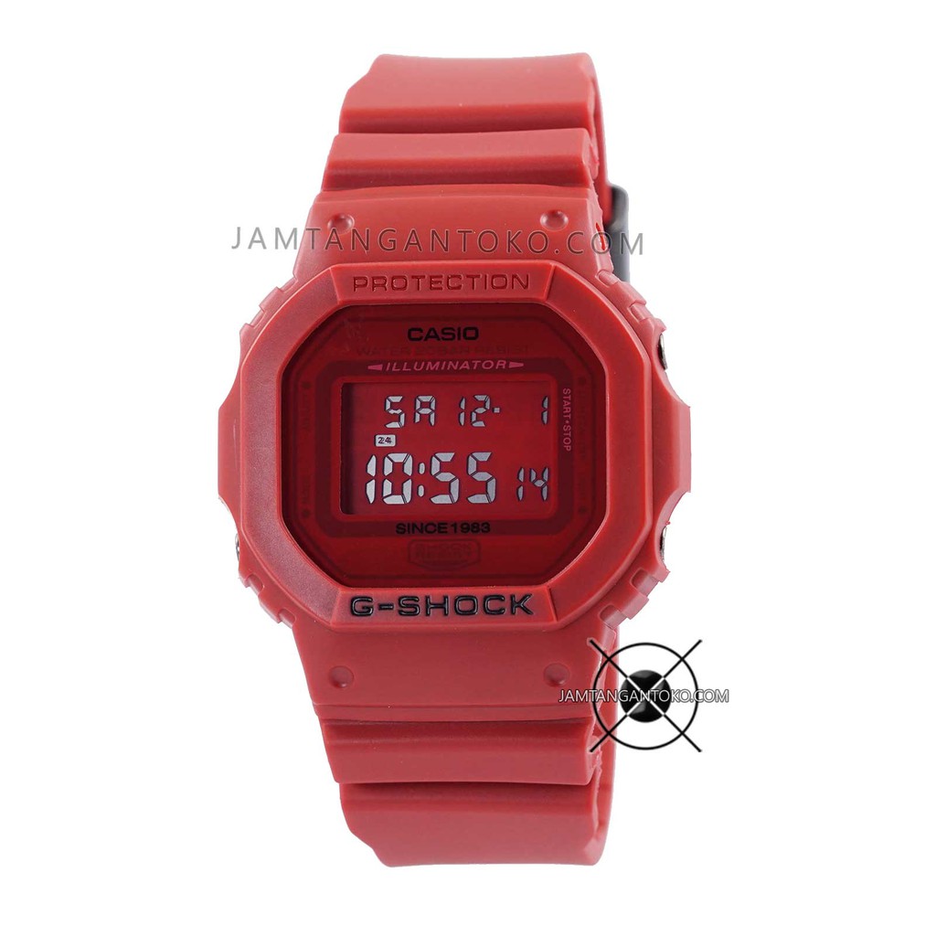 Jam Tangan Pria Casio G-Shock DW-5635 C Red Out 35TH Aniv Ori BM 5600