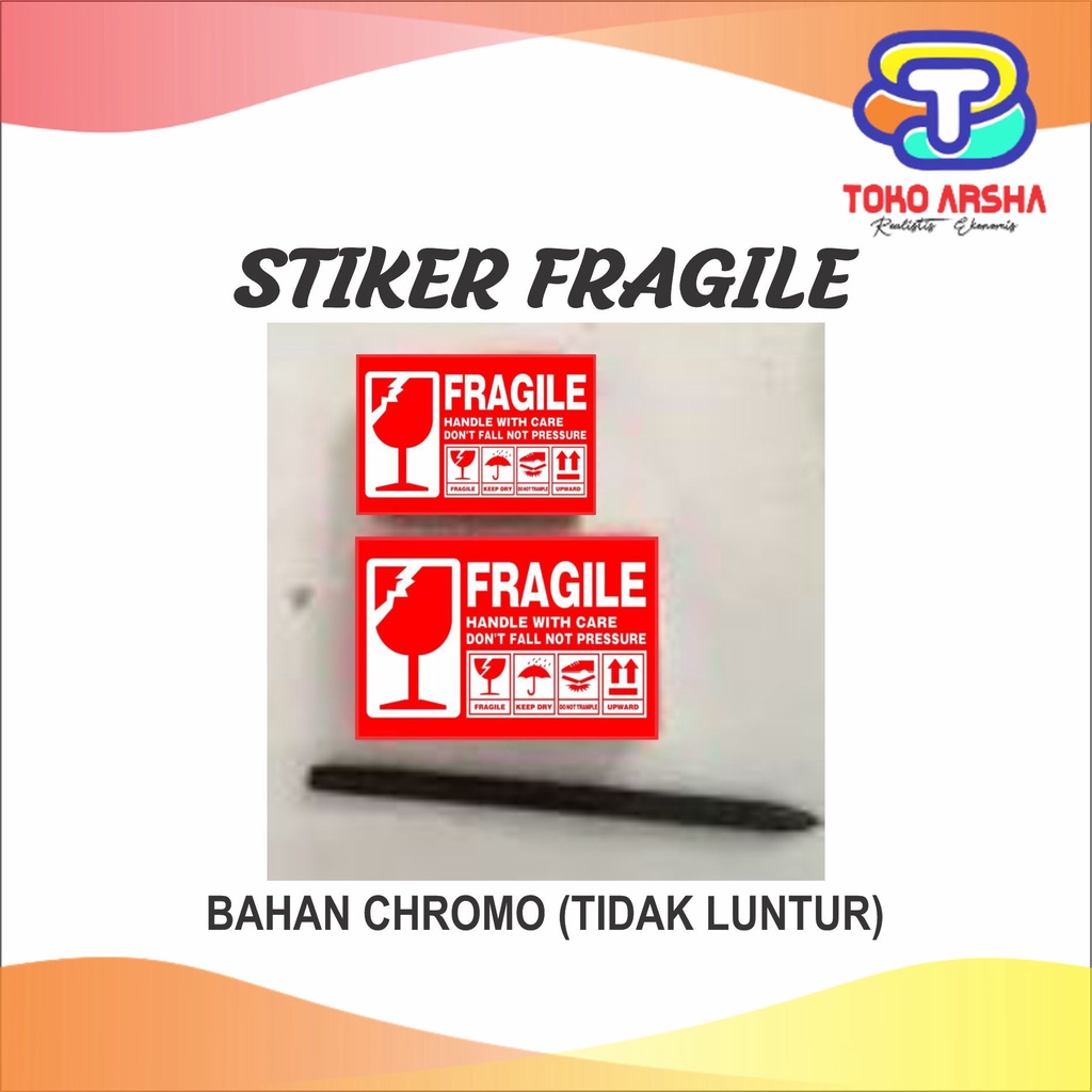 

STIKER FRAGILE / STIKER FRAGILE MURAH ISI 100 PCS / STIKER FRAGILE - toko_arsha