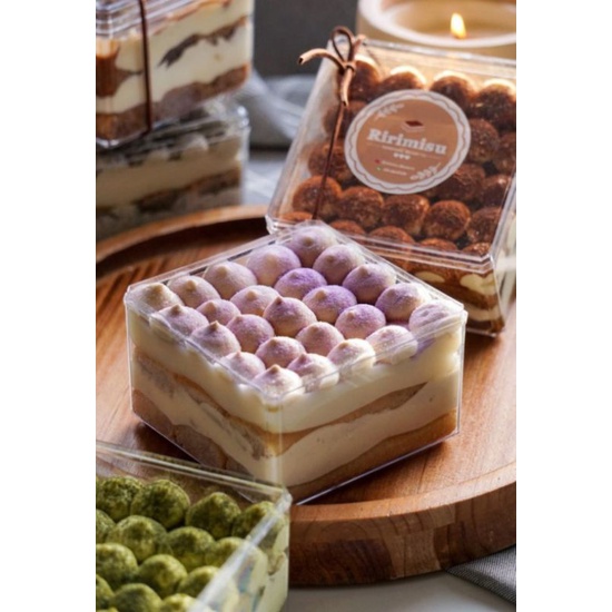 Toples 250gr Kotak Toples Kue Kering 250 gram Toples Kotak Makanan 250gr Kotak Toples Cake Kotak 250