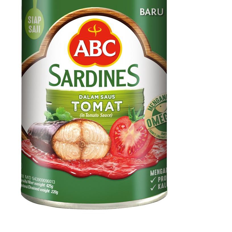 

Gratis Ongkir!! (tkf-764) ABC Sarden Saus Tomat 425 g