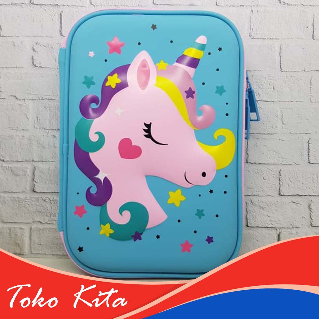 

Kotak pensil model Smiggle EVA YOME