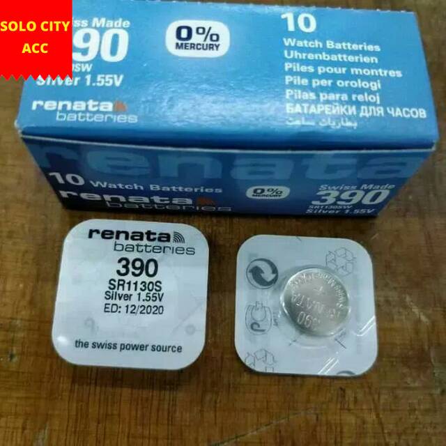BATERAI BATREI RENATA 390 SR 1130 SW SR1130SW JAM TANGAN