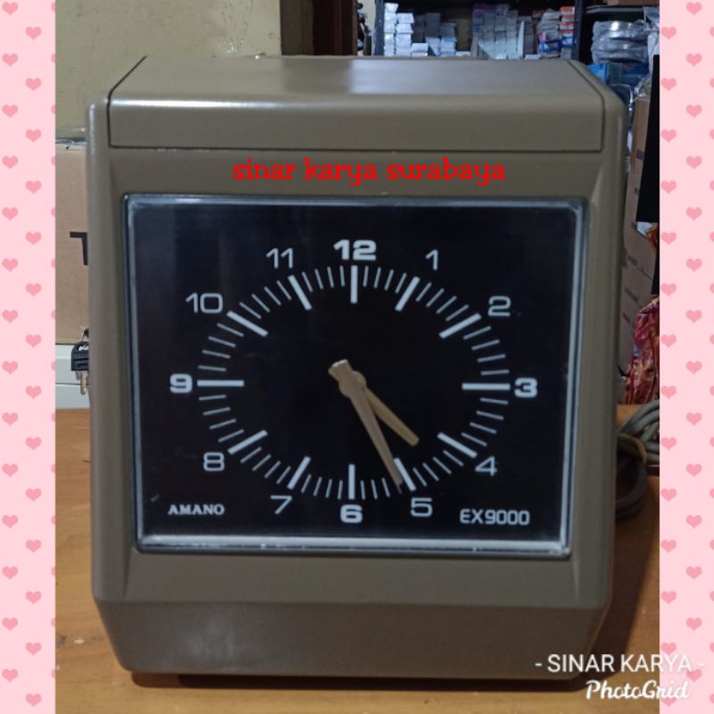 Jual Mesin Absensi AMANO EX9000 EX 9300 Ceklok digital pakai kartu Time