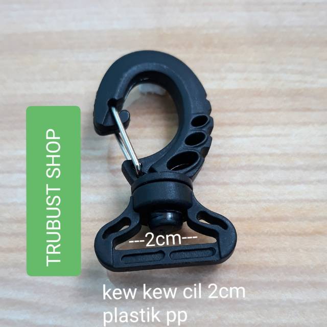 Kew kew kait tas buckle plastik pp 2cm ecer per 1pc