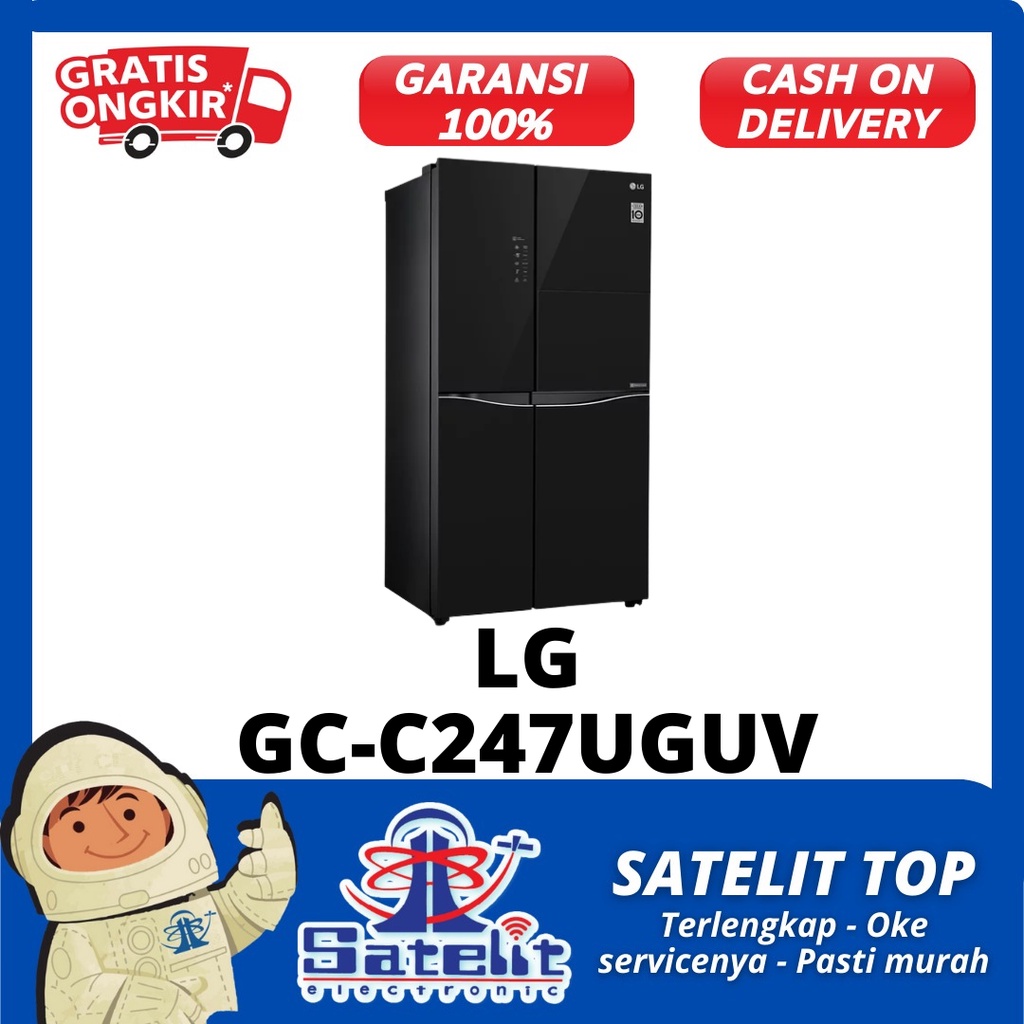 KULKAS SIDE BY SIDE LG GC-C247UGUV