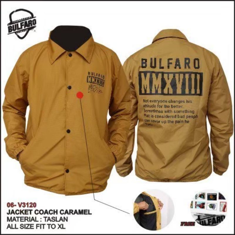 [ COD ] JAKET PRIA COACH | JAKET PRIA TASLAN | JAKET DISTRO ORIGINAL BY BULFARO