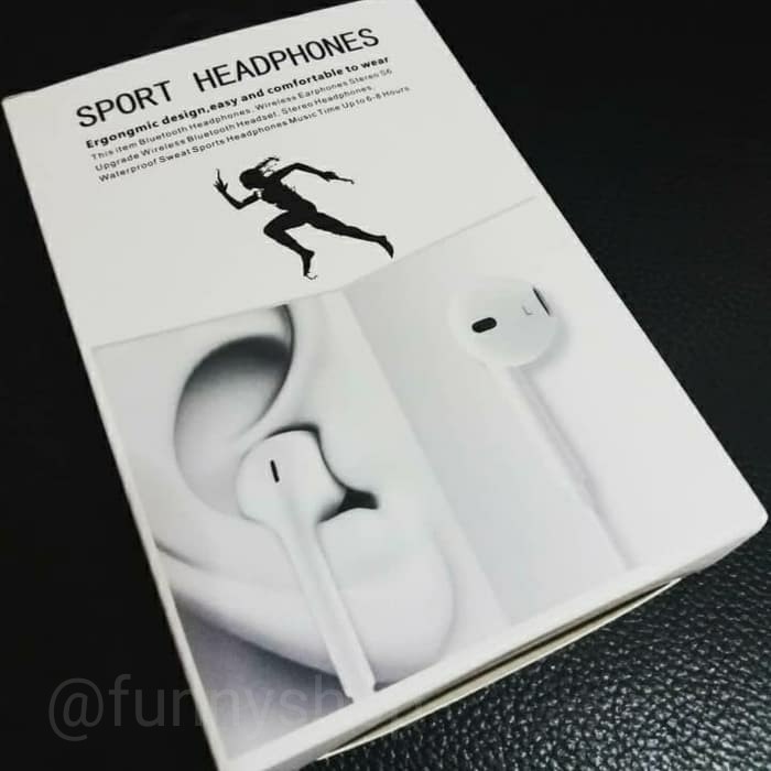 Original  HEADSET BLUETOOTH SAMSUNG SPORT  For Android   IPhone    Hitam  Berkualitas