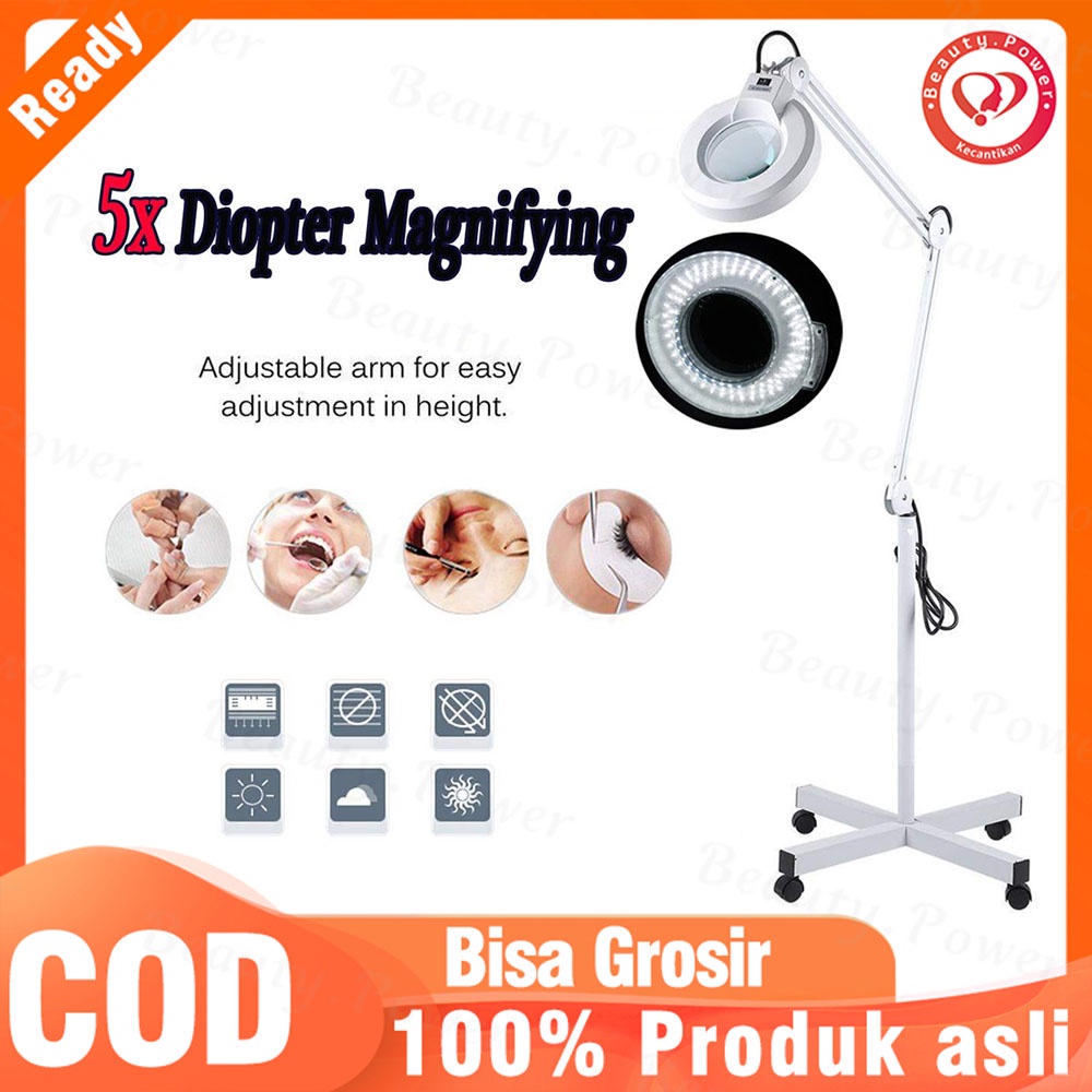 Lampu Facial led +Kaca Pembesar buat klinik kecantikan dokter gigi dll