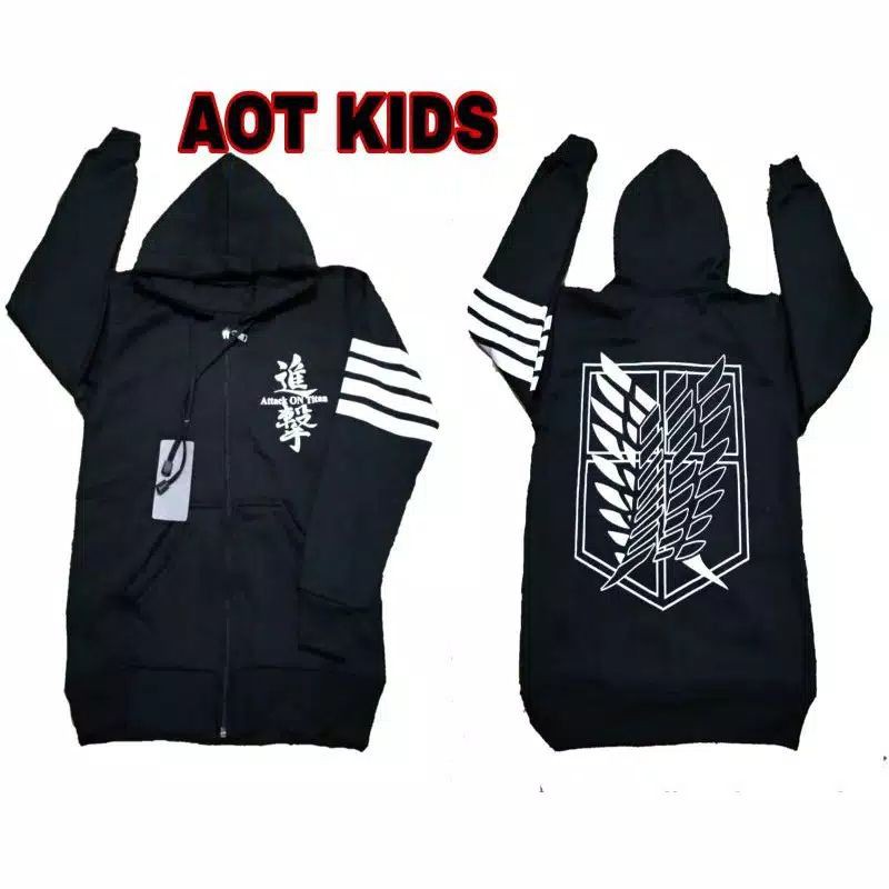 jaket anime anak attack on titan SNK