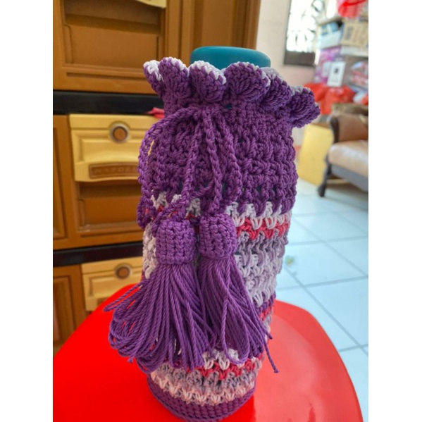 Tas rajut botol 750 ml