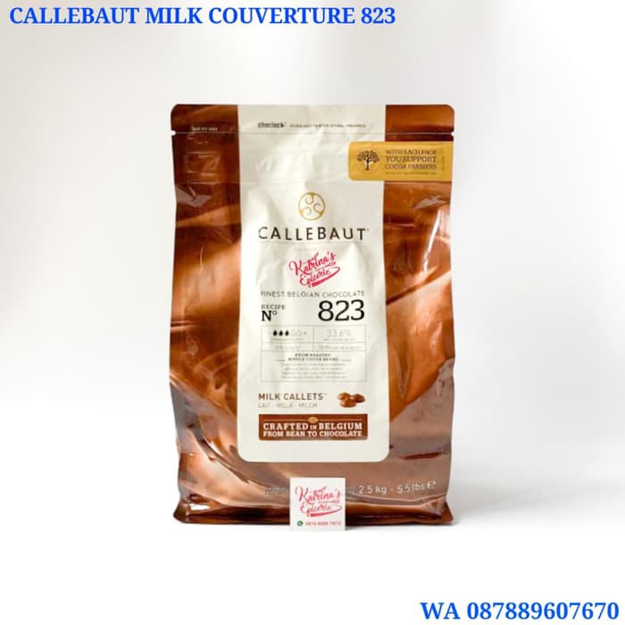 

Promo Spesial - 2.5 Kg Callebaut Milk Chocolate Couverture 823 - Cokelat Susu