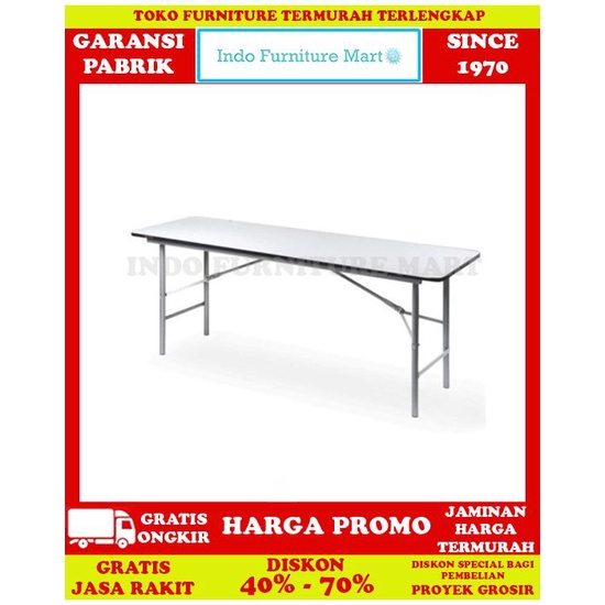 Free Ongkir Meja Kantor Kerja Staff Minimalis Chitose Ftc 6018 180Cm