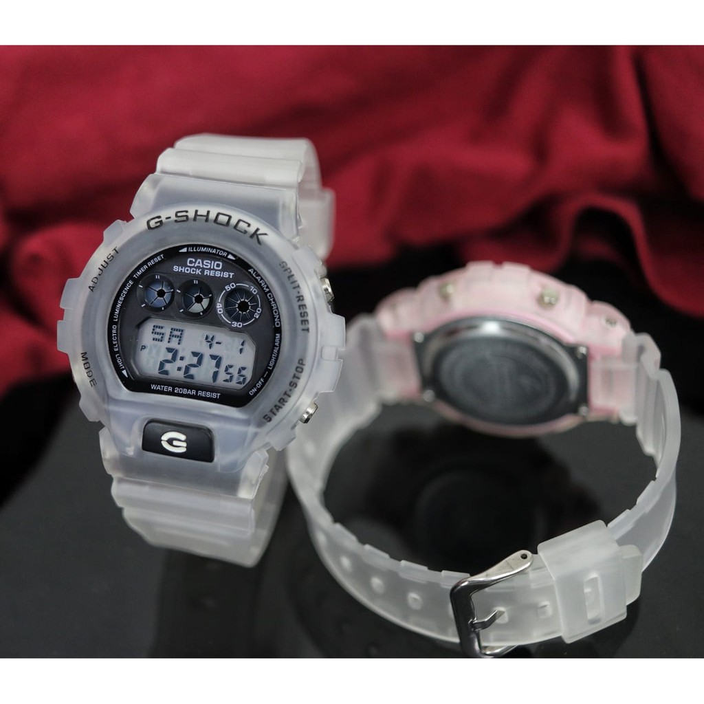 JAM TANGAN PRIA G-SHOCK DW 6900 TRANSPARAN ,JAM TANGAN WANITA,JAM TANGAN SPORT,FASHION TRANSPARA