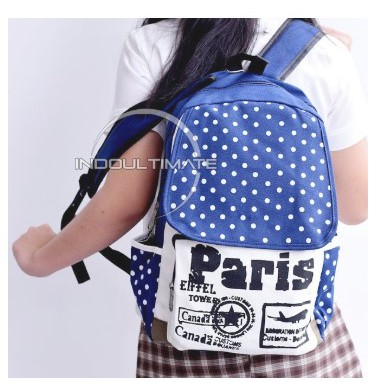 Tas Ransel Wanita IM JS-507 Kanvas / Tas Backpack Kanvas Import/ Tas Sekolah Anak / BACKPACK Wanita