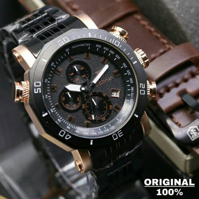 JAM TANGAN PRIA TETONIS CASCADE RANTAI BONUS TALI KULIT