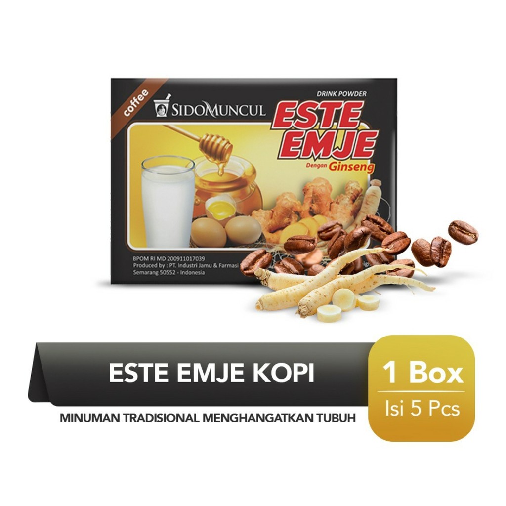 

Sido Muncul Minuman Este Emje Kopi 5's - Menghangatkan Tubuh