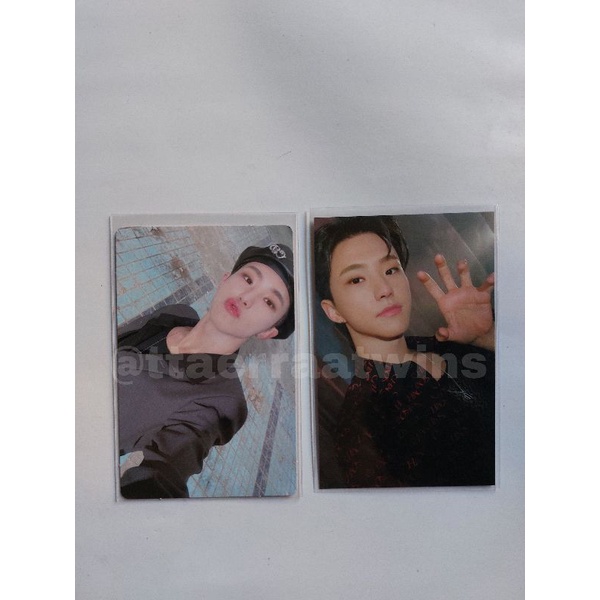 Photocard Seventeen Hoshi Fleece Anorak & Attacca op 3