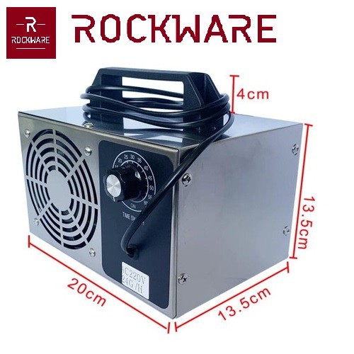 ROCKWARE Ozone Generator 24G Air Filter Purifier Portable Machine