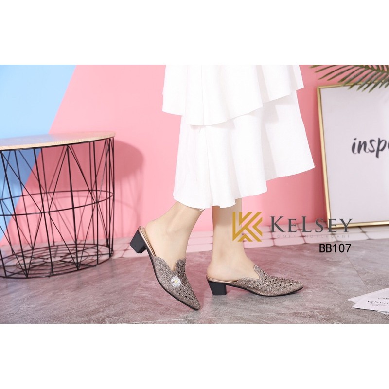 (GRATIS ALAS KAKI) Kelsey Sandal HakTahu Heels 5cm Import BB107